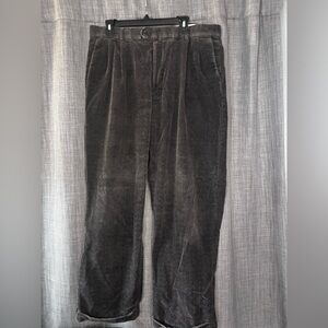 Louis Raphael Men's Corduroy Pants - Charcoal
